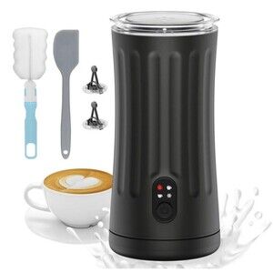 CookSwift Milk Frother, 4-in-1 Milk Steamer and Frother, 8.1oz/240ml Automati...
